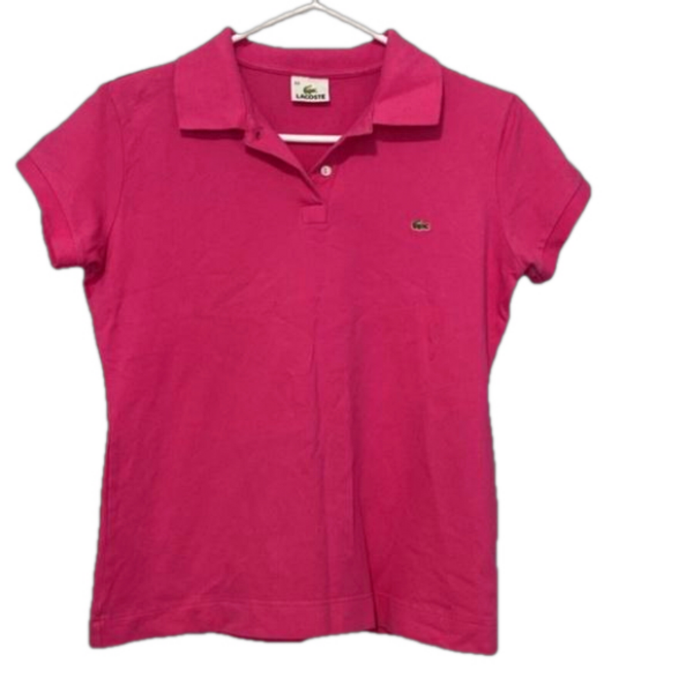 Lacoste Pink Short Sleeve Tee